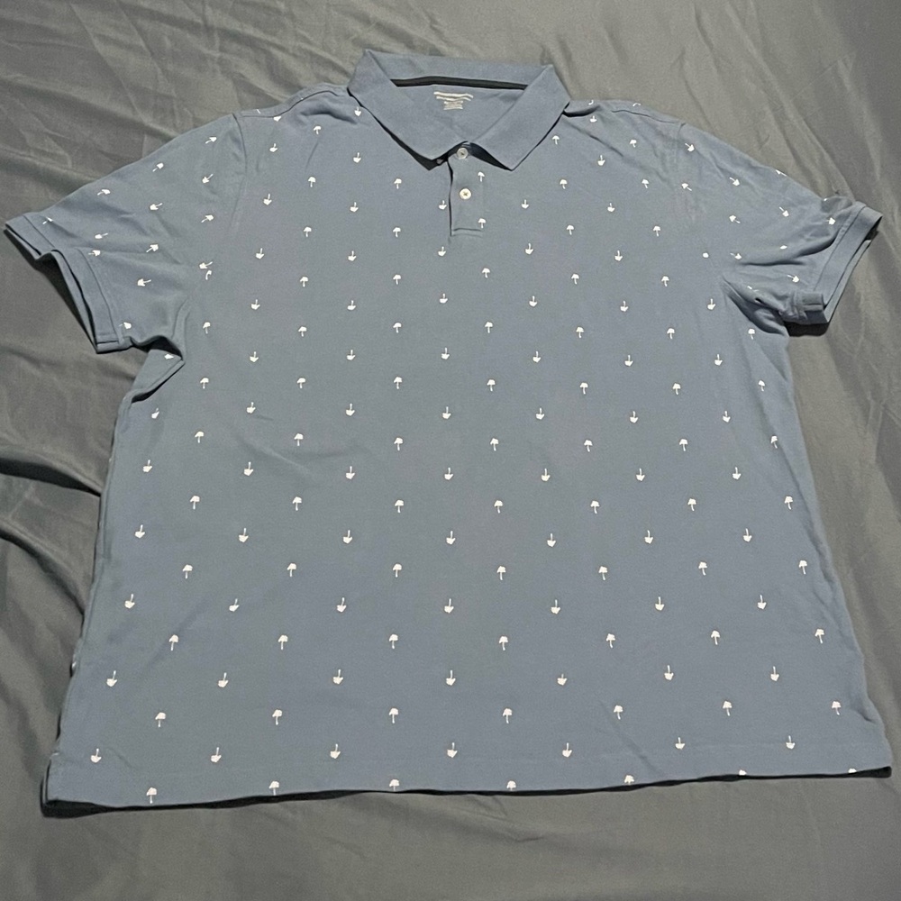 Mens Palm Tree Design Polo